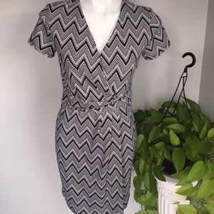 👗 TALBOTS • Black & White Dress 👗